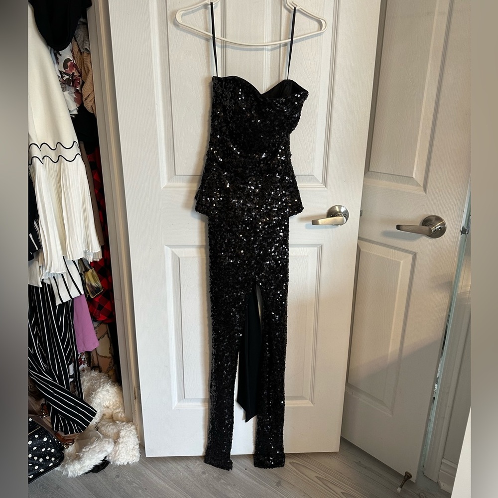 French Connection sequin jumpsuit